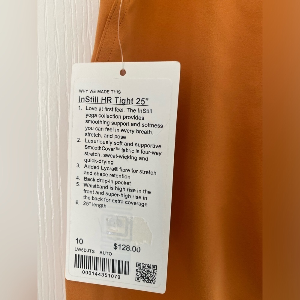 Lululemon Instill HR tight 25” size-10 - Picture 2 of 6